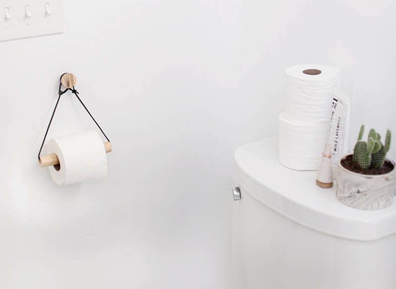 Simple Wood and String TP Holder by themerrythought