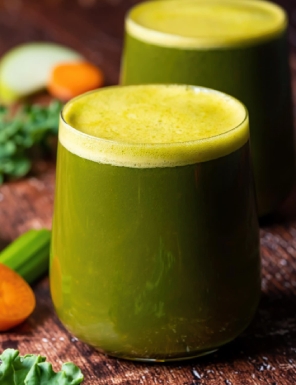 APPLE CARROT CELERY AND KALE JUICE