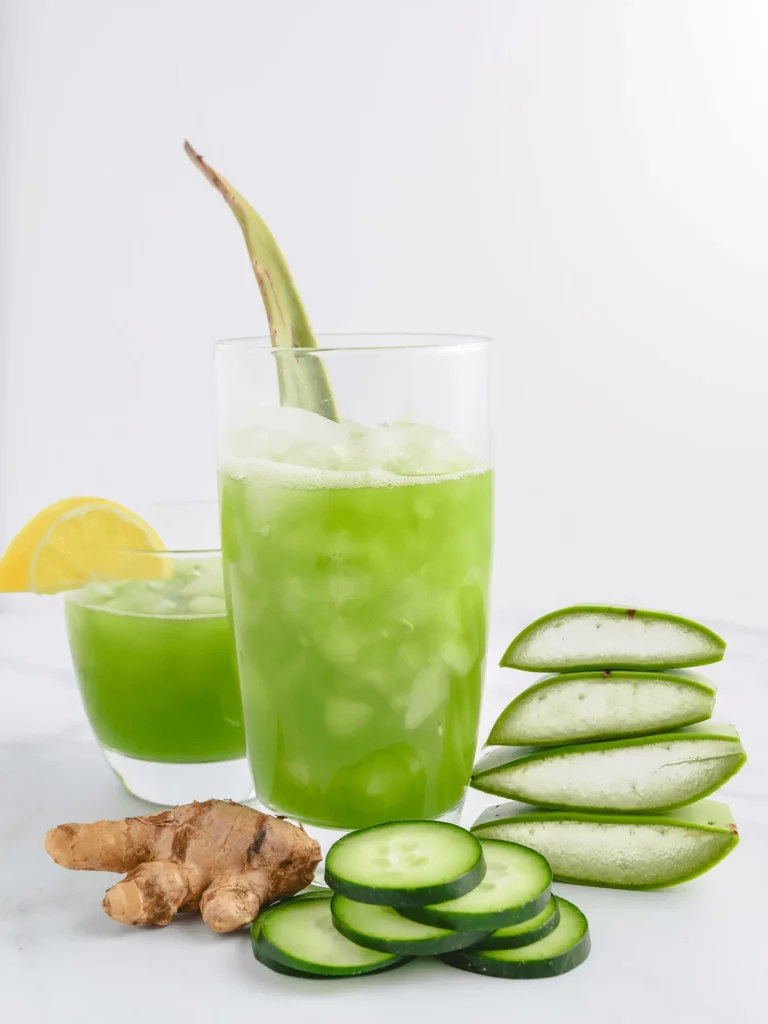 Aloe Vera Cucumber Juice- livingfreshdaily