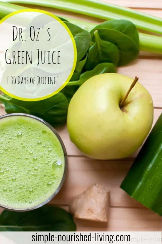 Dr. Oz's Green Juice- simple-nourished-living