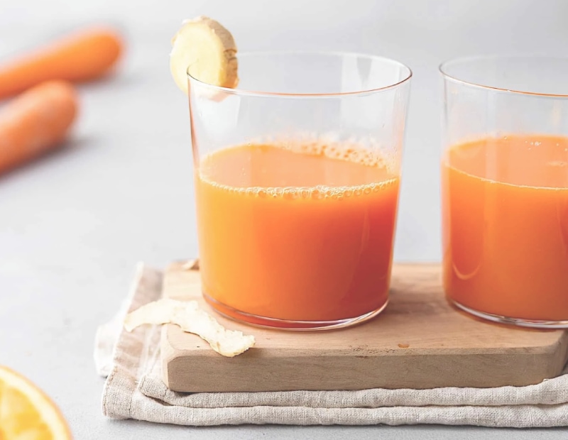 Immune Boosting Orange, Carrot & Ginger Juice