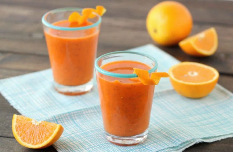 Orange Carrot Chia Fresca
