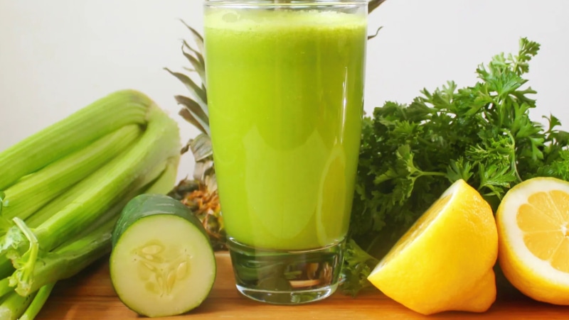 Pineapple Celery Green Juice