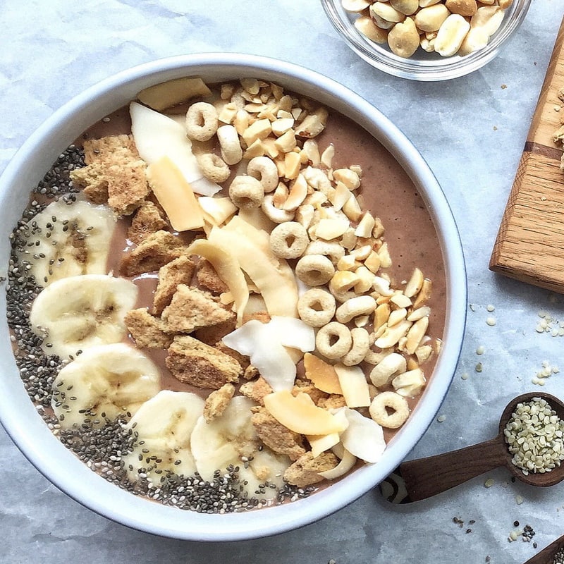 Peanut butter banana smoothie