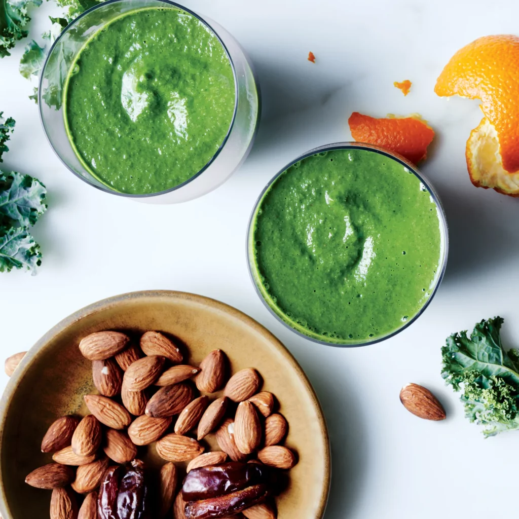 Almond, Kale, and Banana Smoothie- epicurious