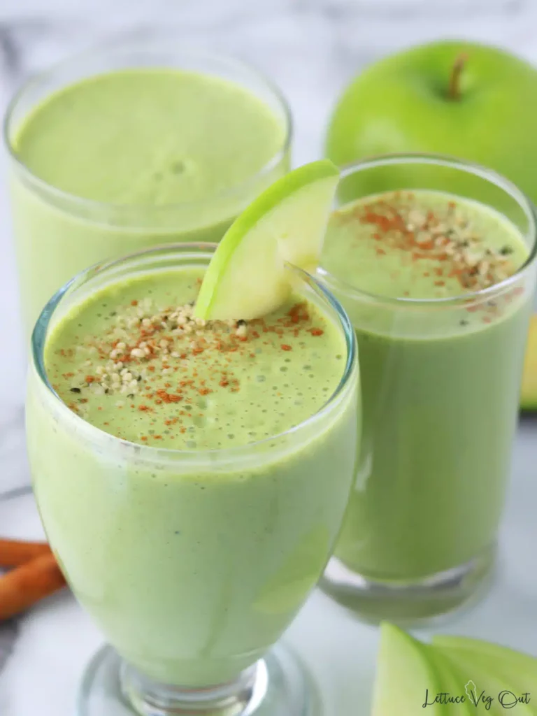 Vegan Green Apple Pie Protein Shake- lettucevegout