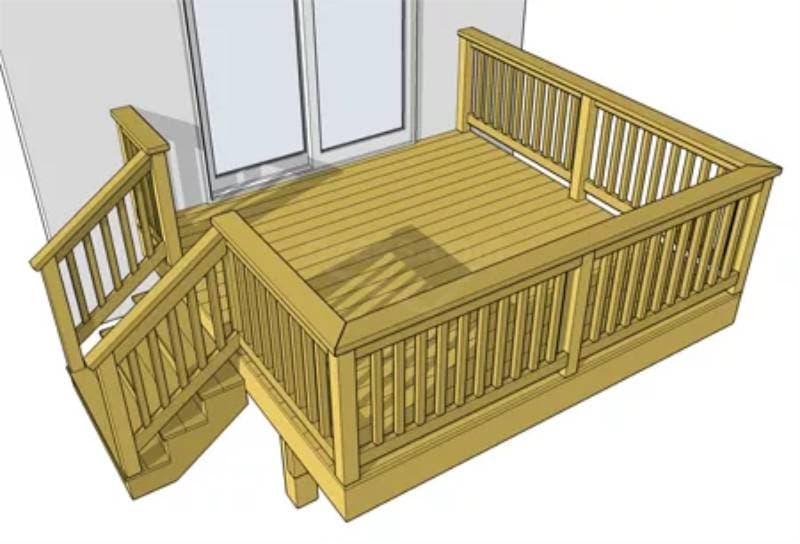 diy pool deck plans