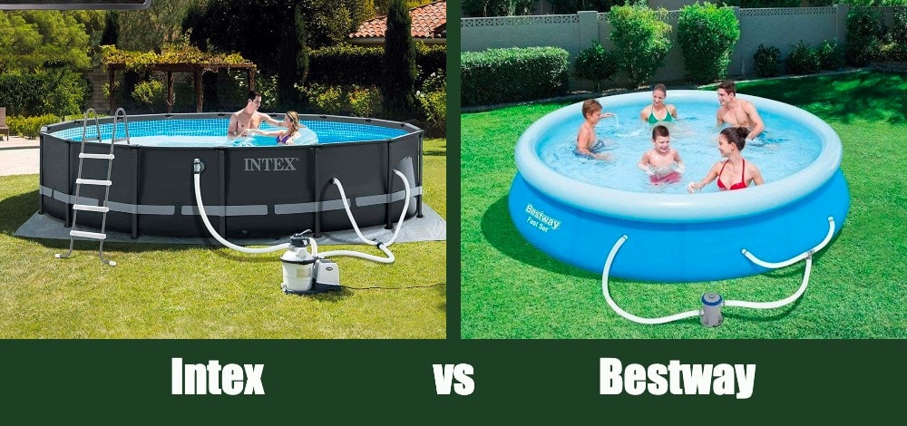 Intex vs Bestway Above Ground Pools graphic