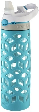 10Contigo AUTOSPOUT Straw Ashland Glass Water Bottle