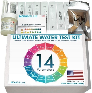 10NovoBlue 14-in-1 Home Water Test Kit