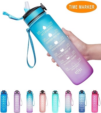 1Giotto 32oz Leakproof BPA Free Drinking Water