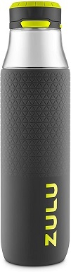 6ZULU Studio Glass Water Bottle with Silicone Sleeve