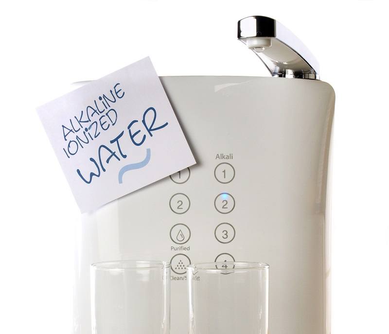 Alkaline Ionized Water on white_food impressions_shutterstock