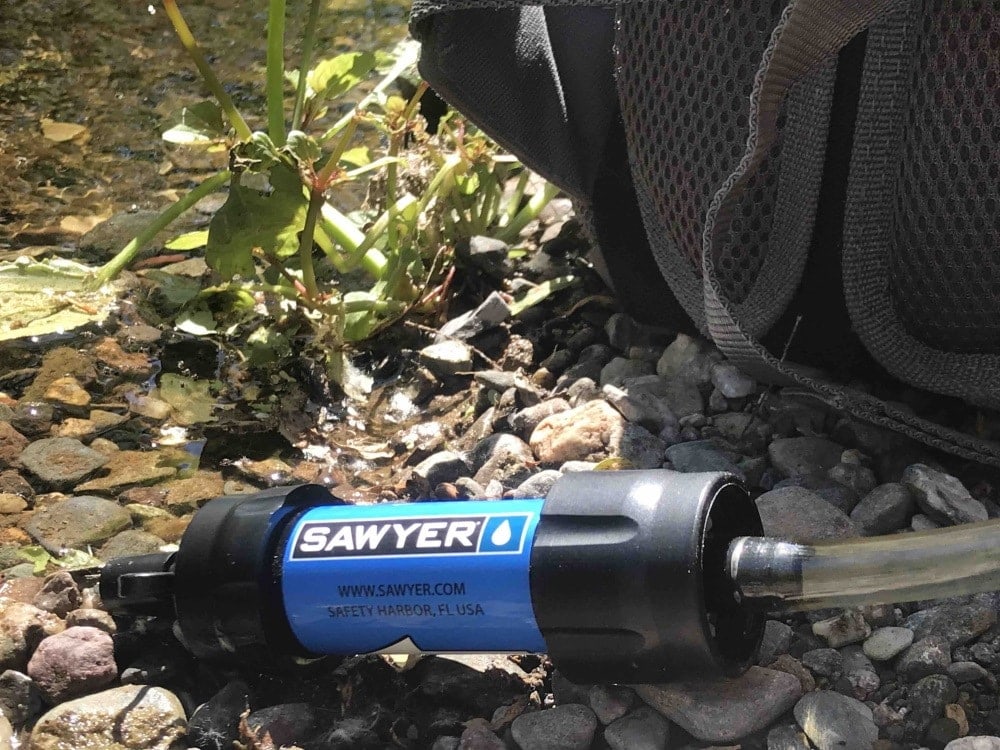 Backpacking water filter