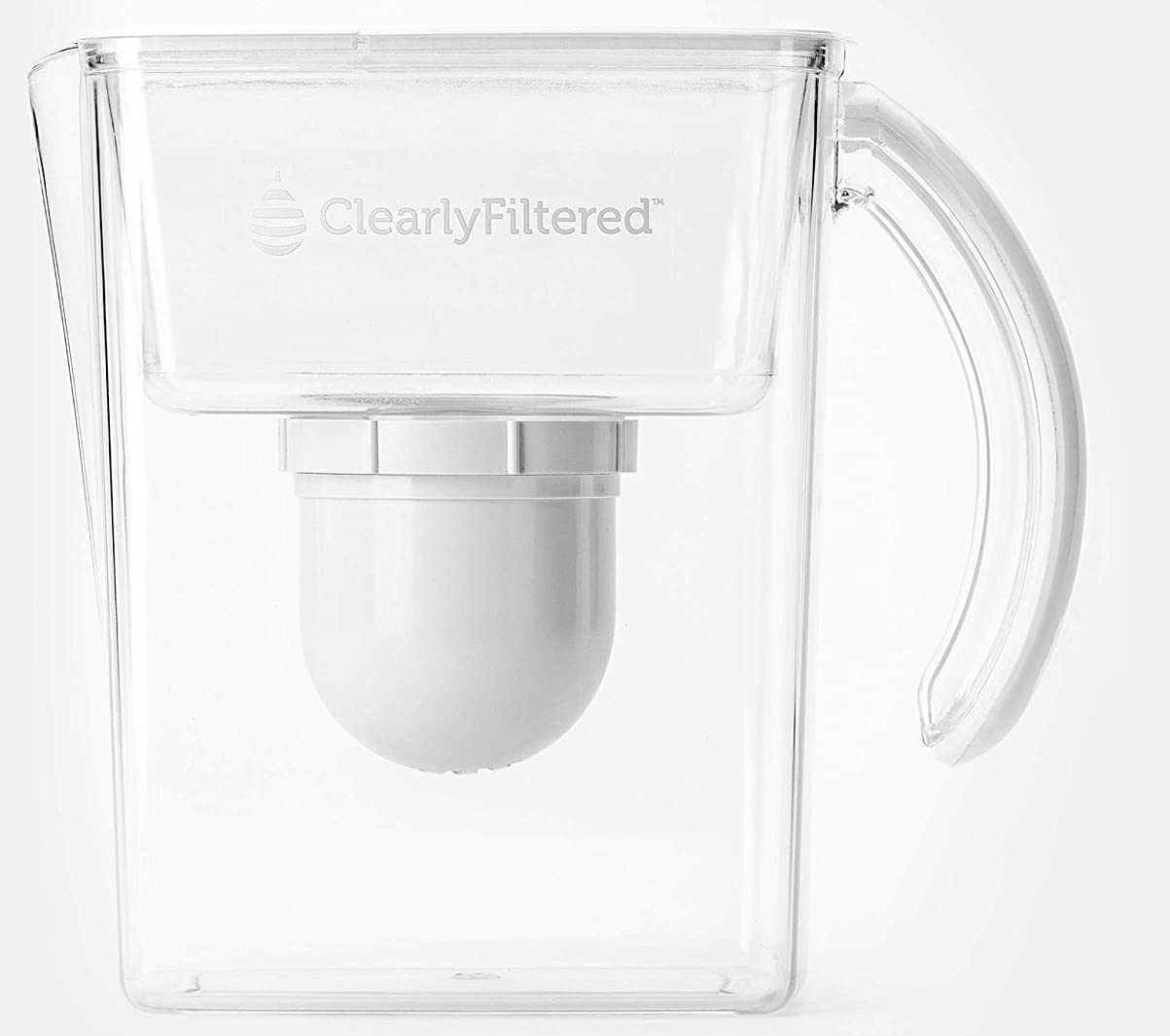 Clearly Filtered Water Filter Pitcher side