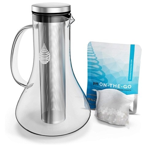 Invigorated Water Glass Alkaline Water Filter Pitcher