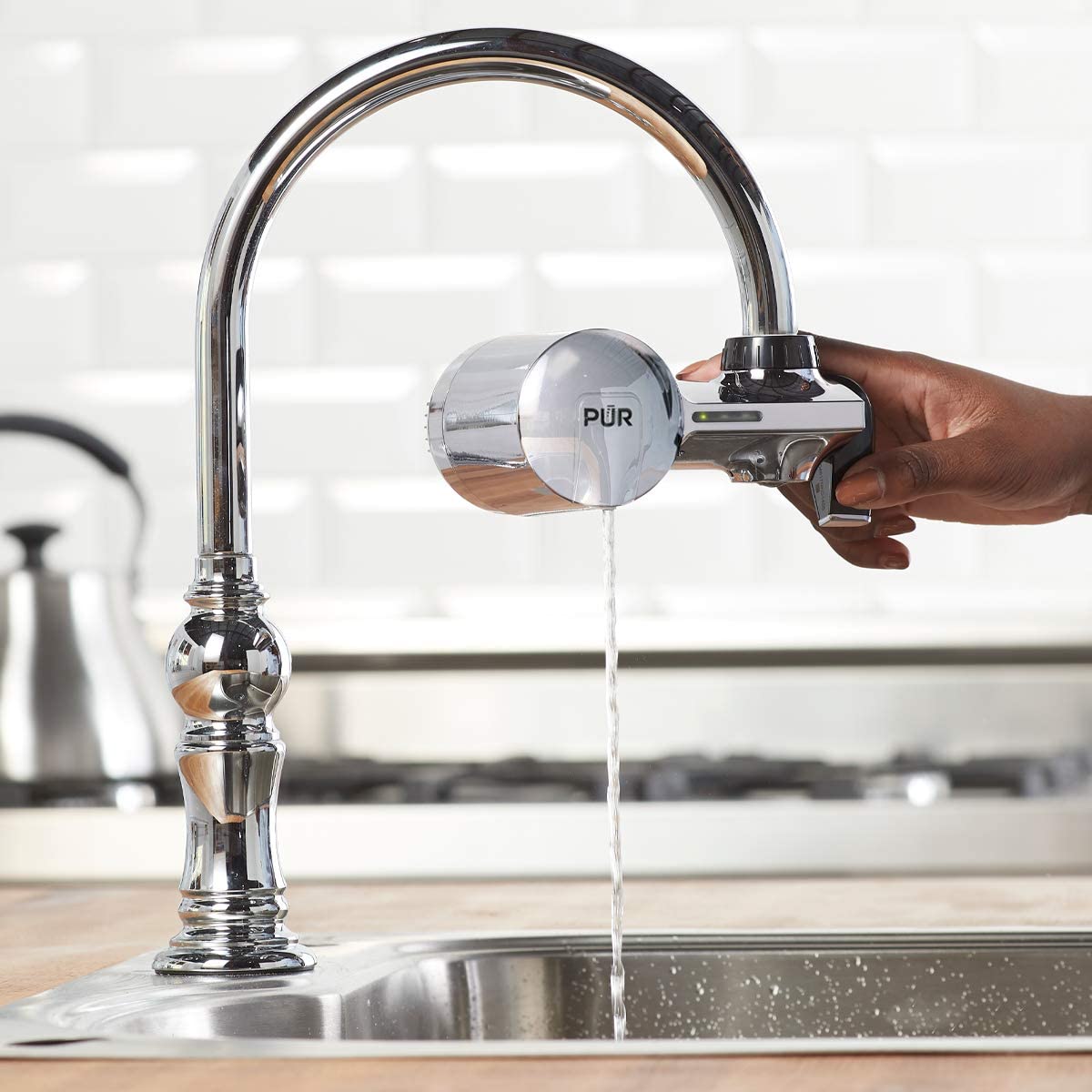 PUR PFM400H Horizontal Faucet Mount Filter-FI