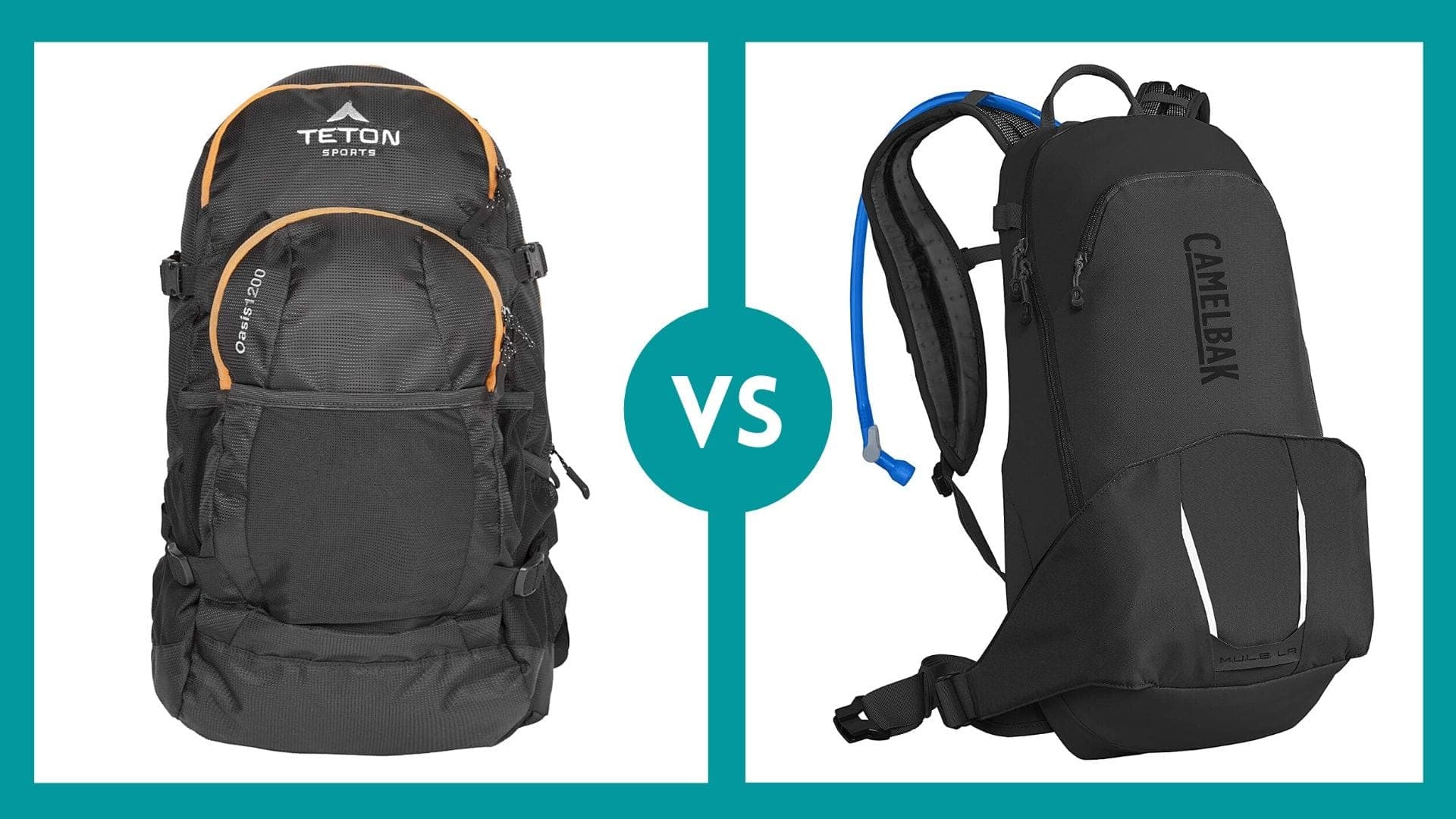 TETON Sports Oasis Hydration Pack vs. CamelBak M.U.L.E.