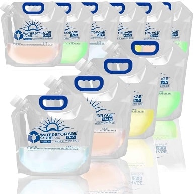 WaterStorageCube Collapsible Water Container Bag
