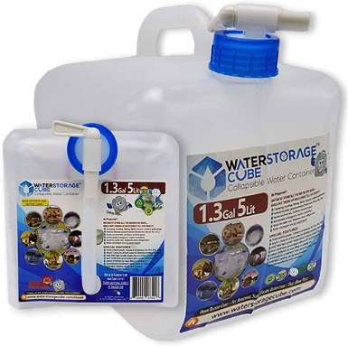 WaterStorageCube Collapsible Water Container