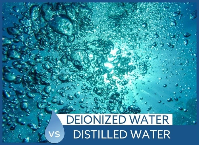 deionized vs distilled water