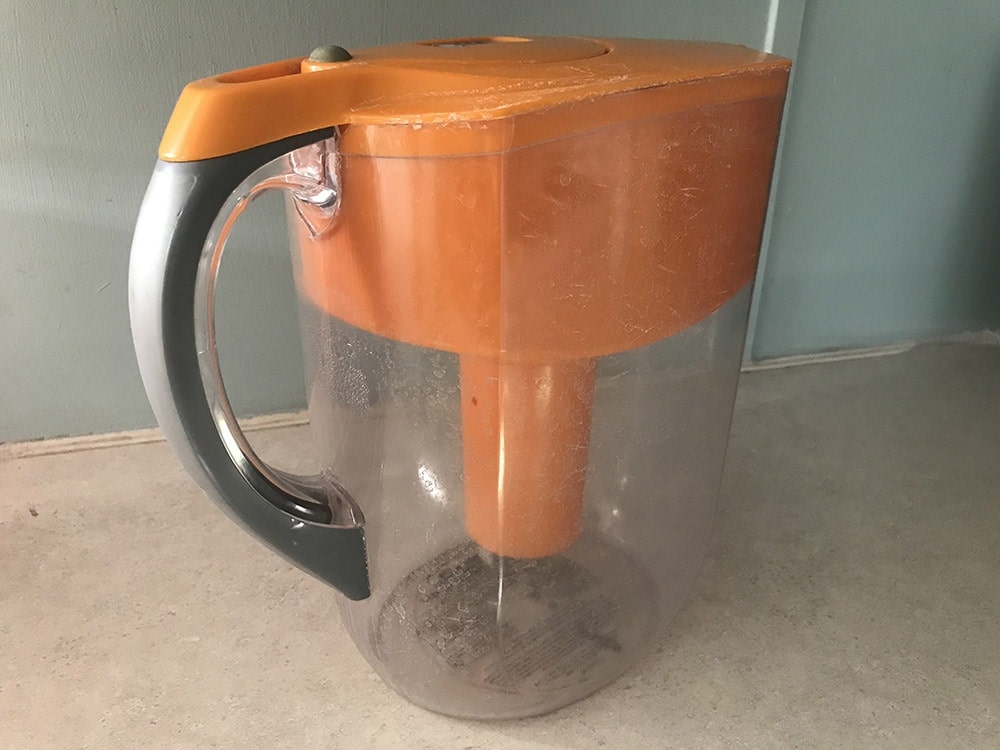 dirty Brita Water Filter Pitcher