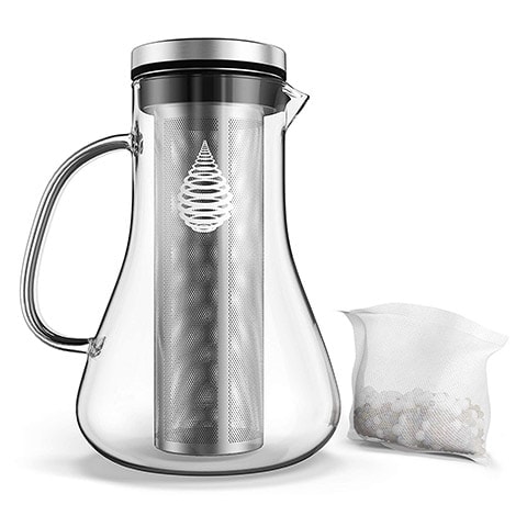 pH Replenish Glass Alkaline Water Pitcher Filter