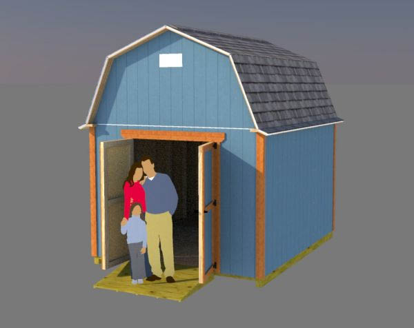 10x12 Storage Shed Plan from Shed King