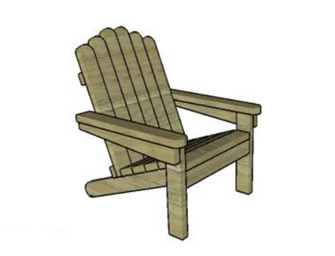 2x4 Adirondack Free Plans by My Outdoor Plans