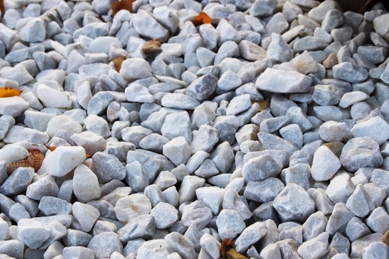 #3 gravel on the ground