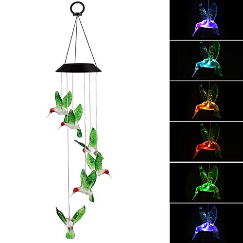 Wind Chime, Hummingbird Wind Chimes Outdoor Indoor