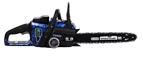 Zombi ZCS5817 16-Inch 58-Volt 4Ah Lithium Cordless Electric Chainsaw
