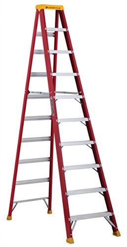 Louisville Ladder L-3016-10 10-Feet Fiberglass Stepladder