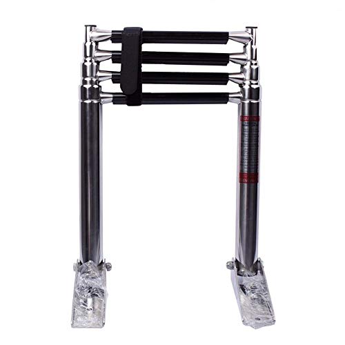 Hoffen Telescopic 4 Step Ladder