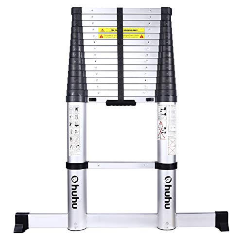 Ohuhu 15-feet Lightweight Telescoping Extension Ladder