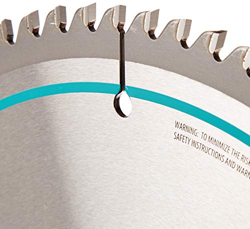a table saw blade up close