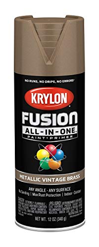 Krylon K02774007 Fusion All-in-One Vintage Brass Spray Paint