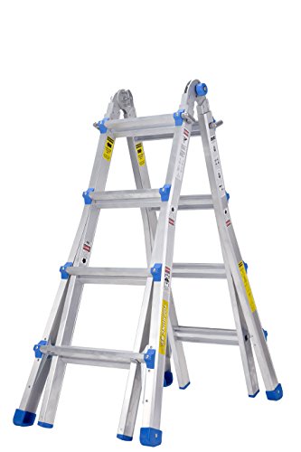 TOPRUNG Model-17 ft. Aluminum Extension Multi-Purpose Ladder