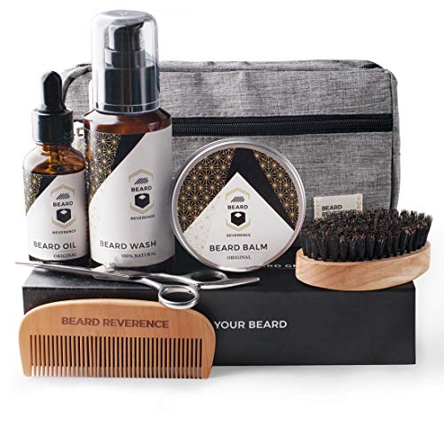 BEARD REVERENCE Premium Beard Grooming Kit for Men