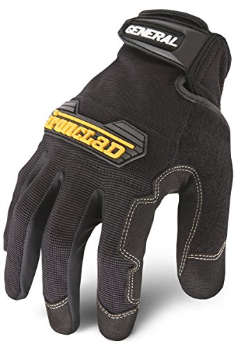 Ironclad General Utility Work Gloves GUG, All-Purpose, Performance Fit, Durable, Machine Washable, Sized XS, S, M, L, XL, XXL (1 Pair)
