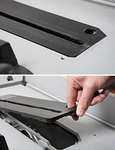 Close-up picture of a table saw