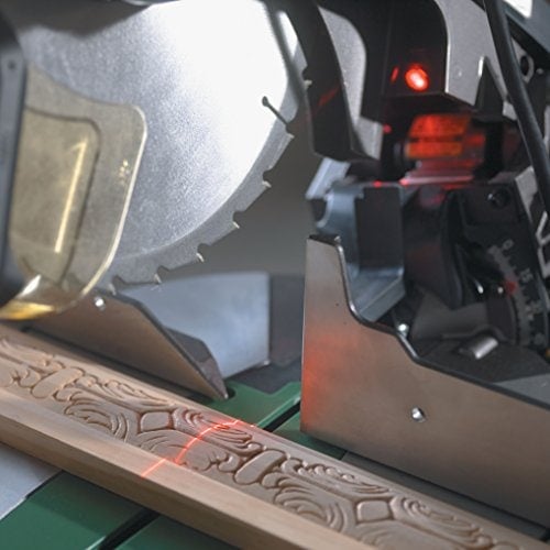 A miter saw laser guide