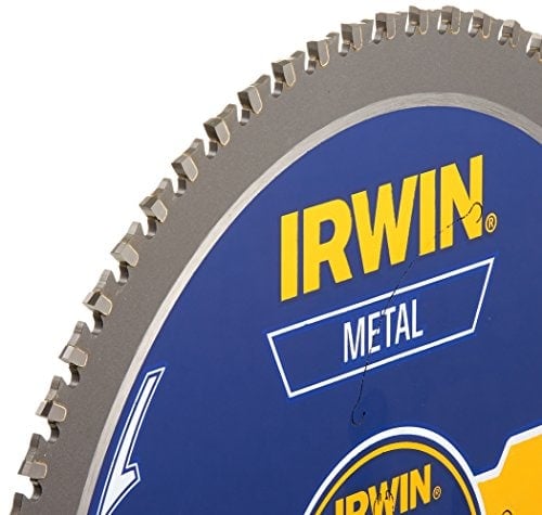 a circular saw blade (up close)