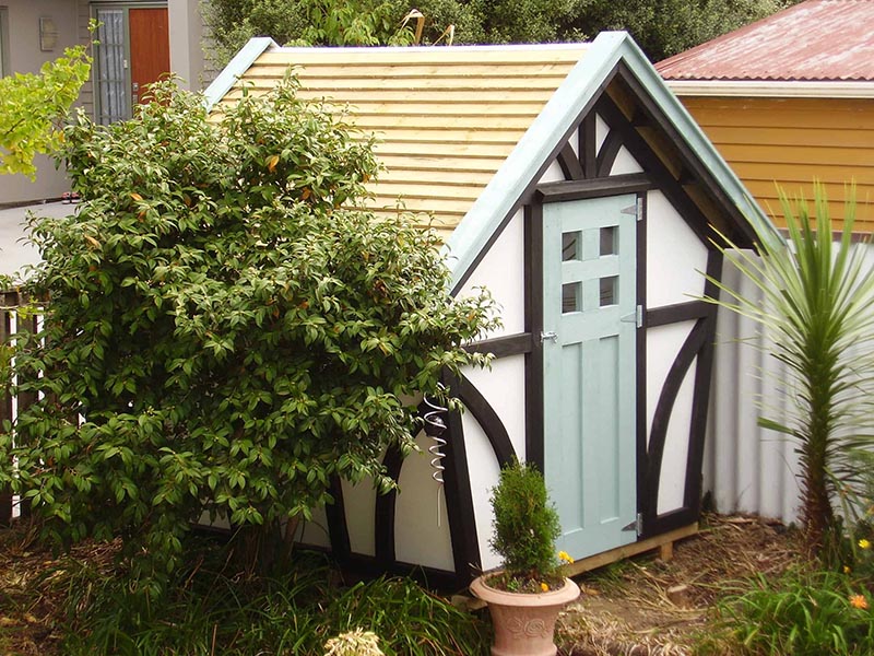 8x7 Tudor-Style Garden Shed by BuildEazy