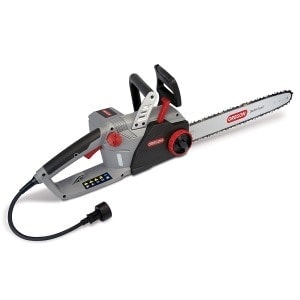 A corded chainsaw