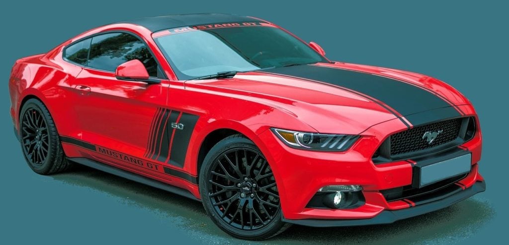 A ford mustang