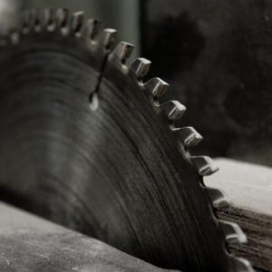 A sharp circular saw blade