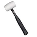 Alltrade 648336 White Rubber Mallet