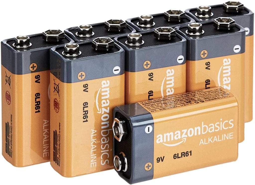 AmazonBasics 9 Volt Everyday Alkaline Batteries