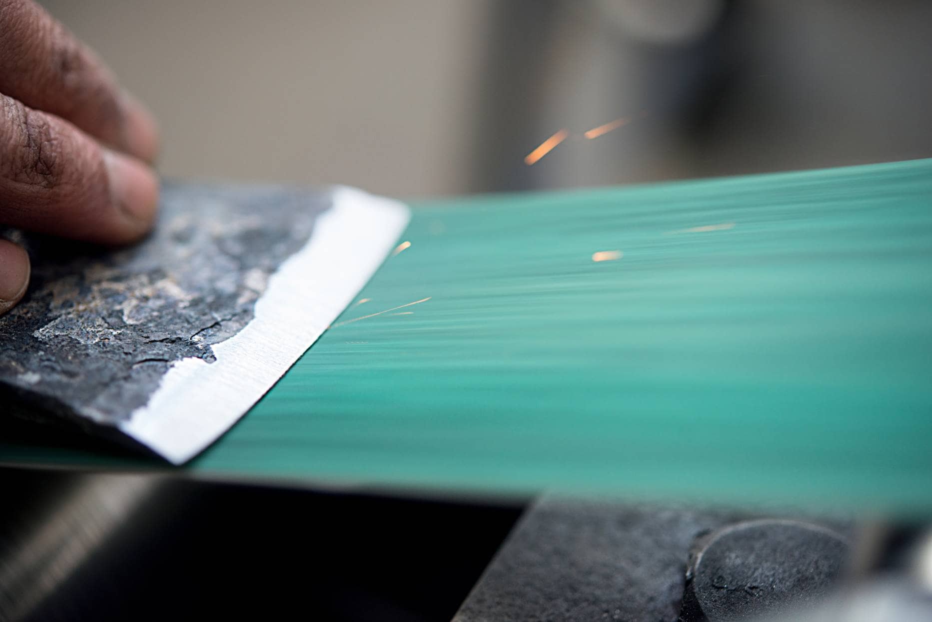 Axe sharpening
